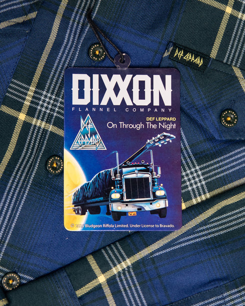 DEF LEPPARD 'ON THROUGH THE NIGHT' FLANNEL - MENS